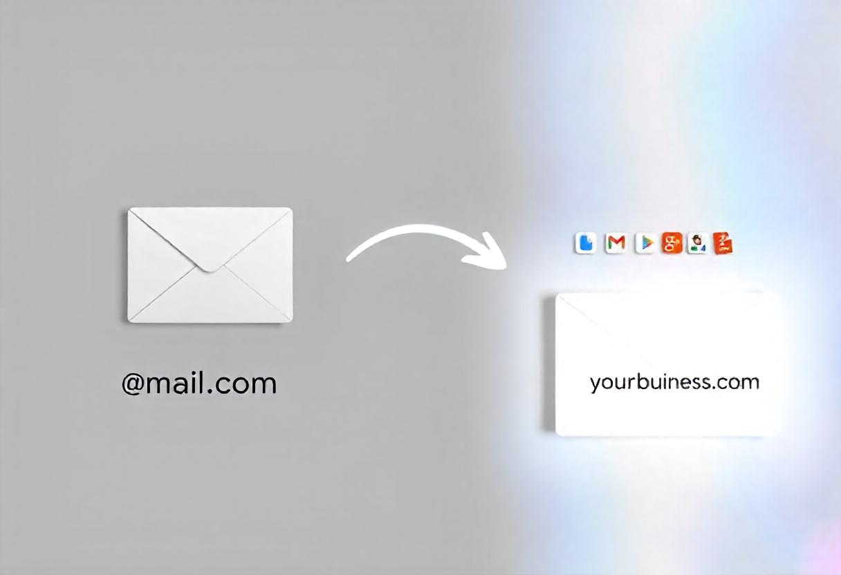 How to setup a google business email