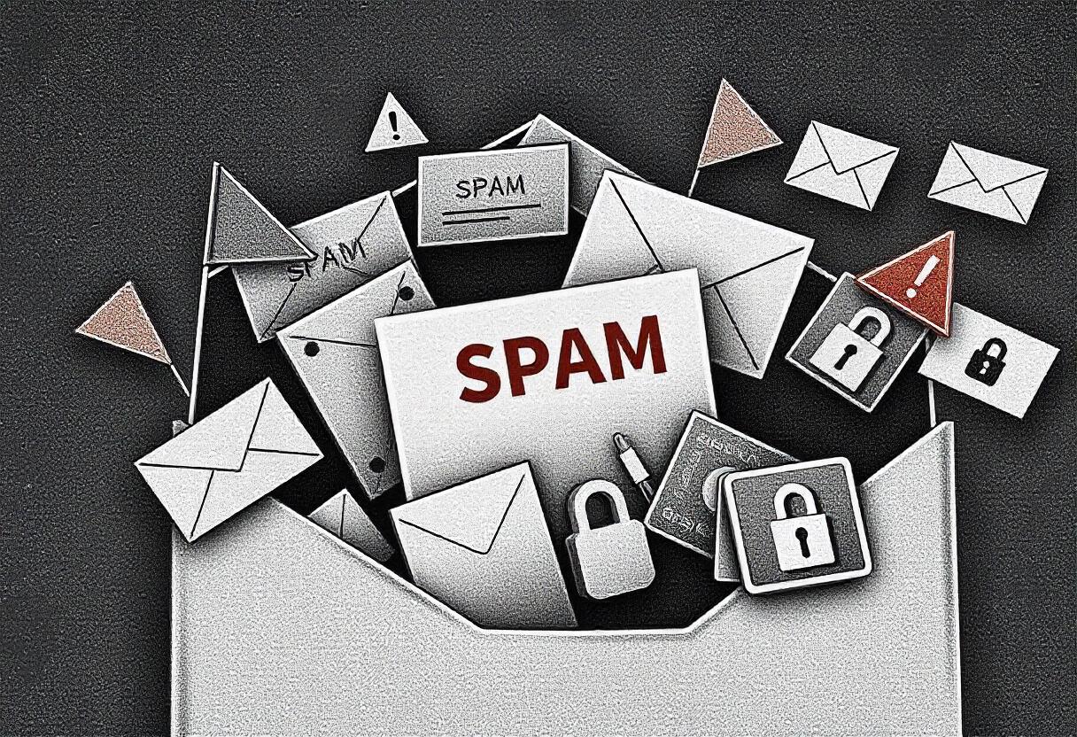 how to check spam email